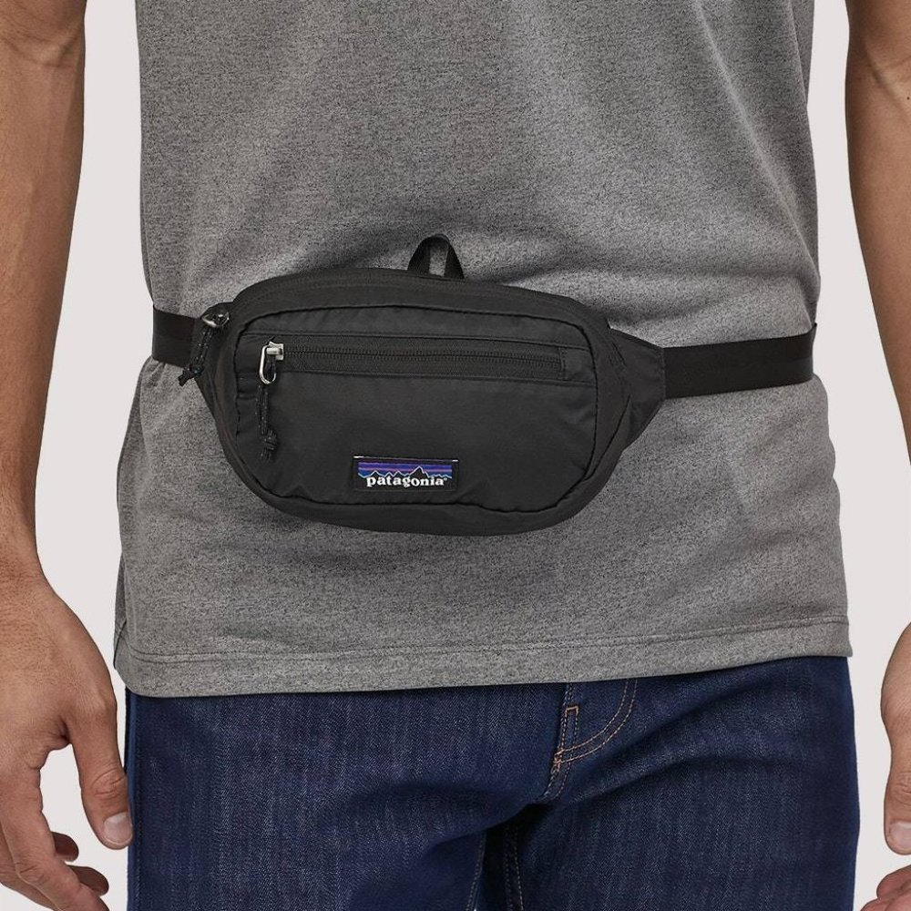 Patagonia Ultralight Black Hole® Mini Hip Pack 1L Black NEW UNISEX